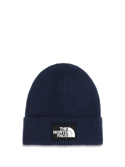 The North Face Beanie with logo in knit - Blue