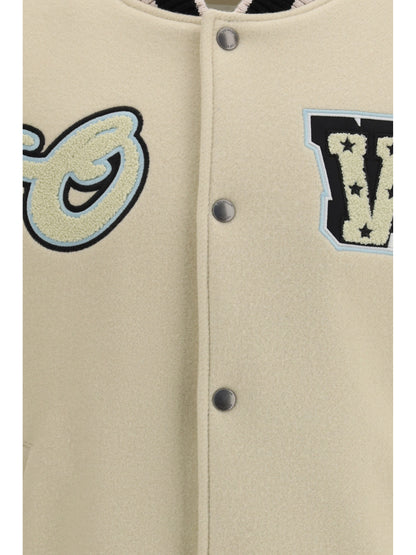 OFF-WHITE Varsity Star Logo Jacket