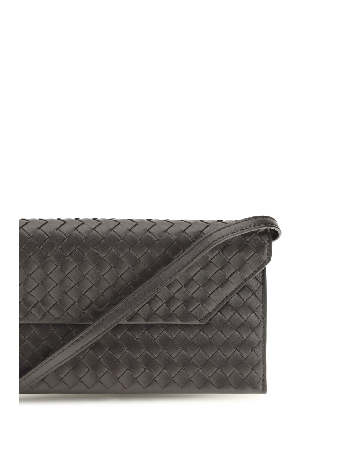 Bottega Veneta Intrecciato nappa Wallet - Espresso-Brass V