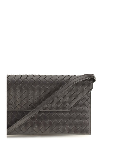 Bottega Veneta Intrecciato nappa Wallet - Espresso-Brass V