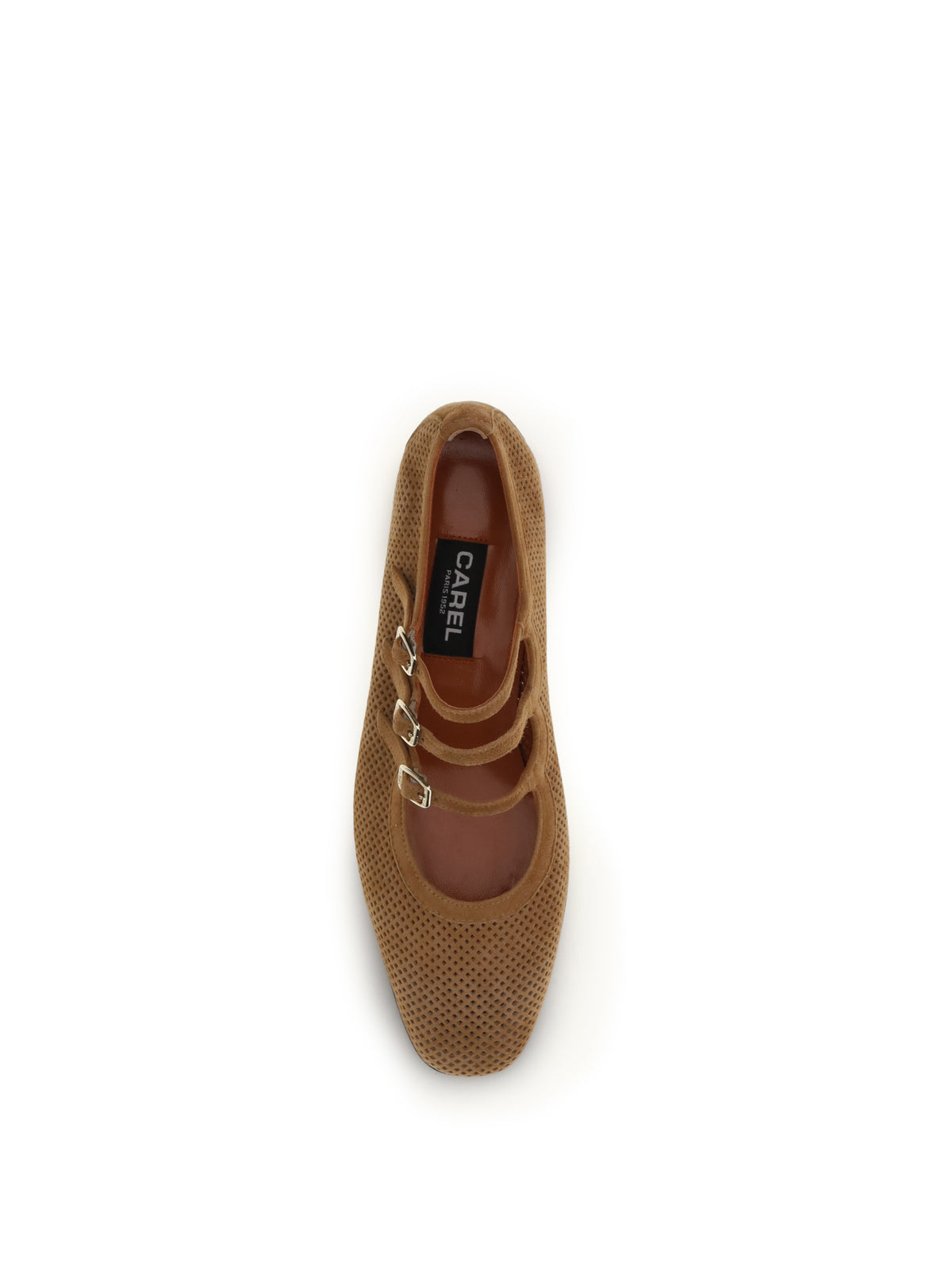 Carel Paris Ariana suede Ballerinas - Tan