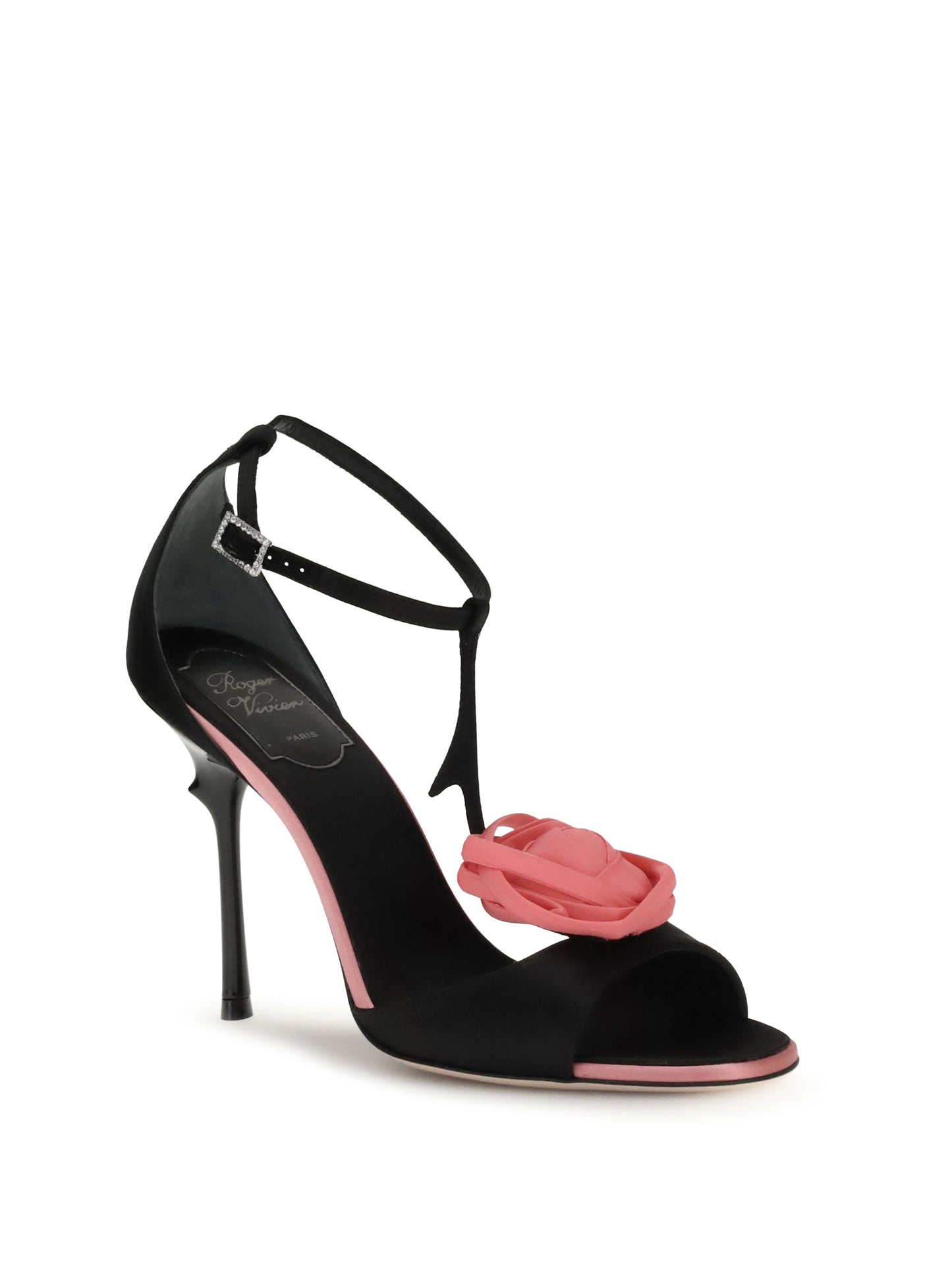 ROGER VIVIER Rose Vivier satin Sandals