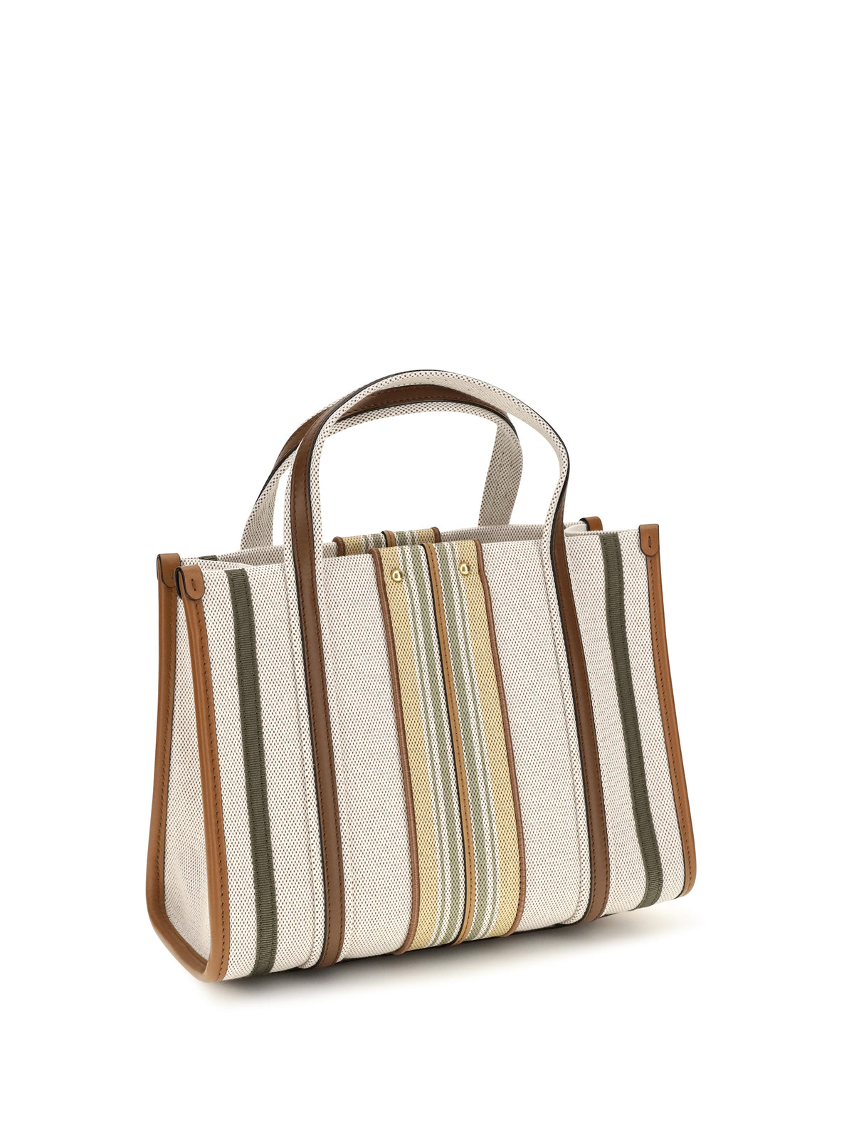 Chloé Small Woody Loop canvas Tote Bag - Pure Brown