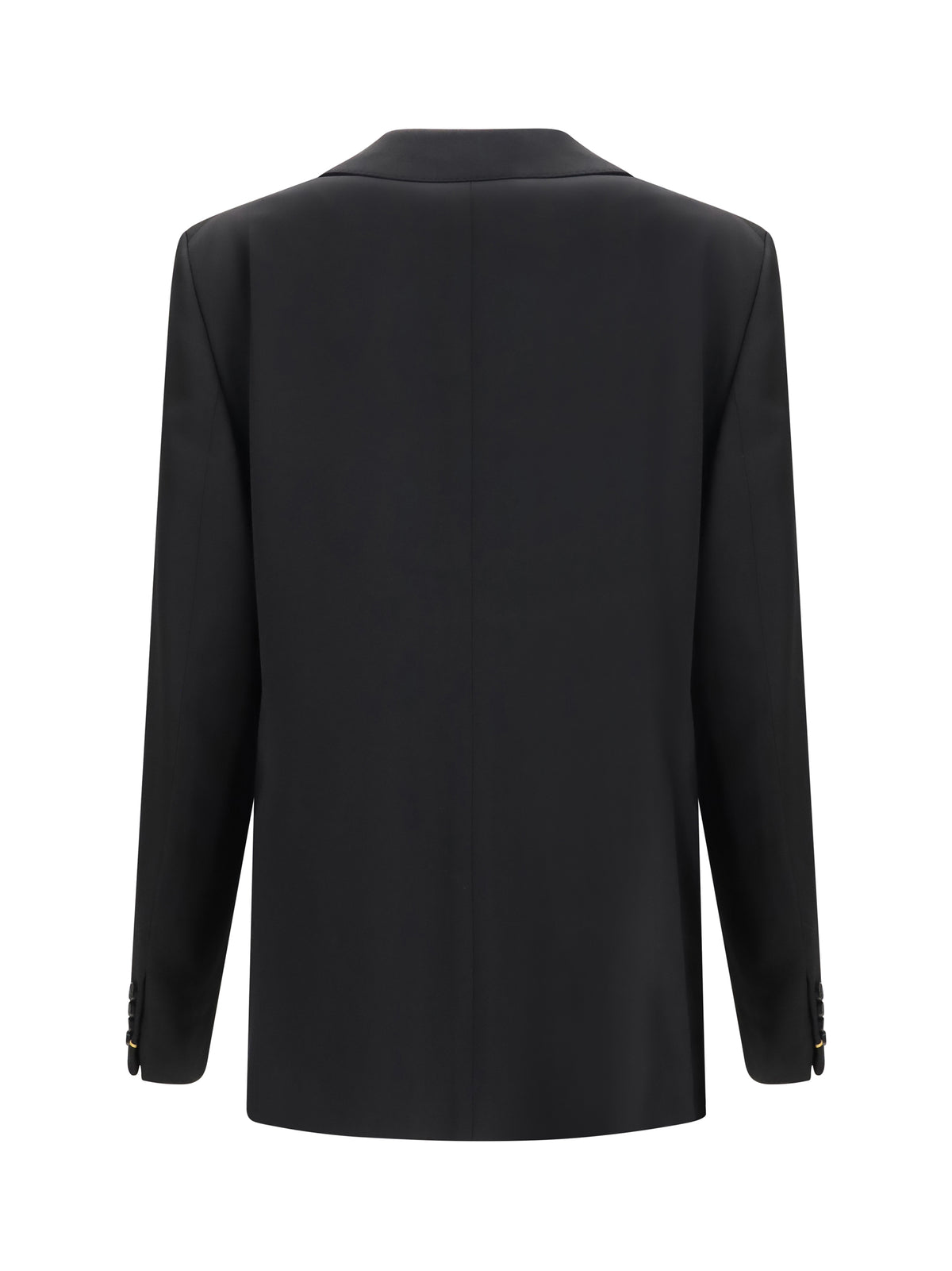 Fendi Double-breasted wool twill Blazer - Black