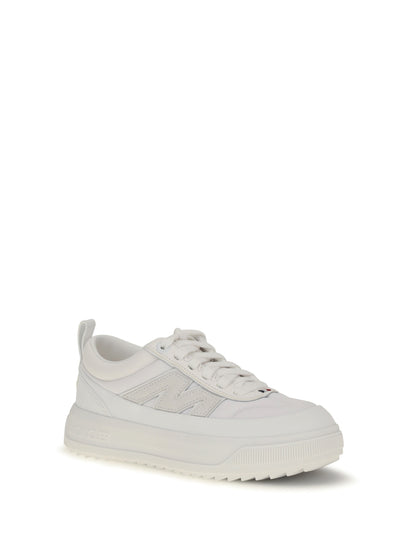 Moncler Altive Sneakers in nubuck and suede - White