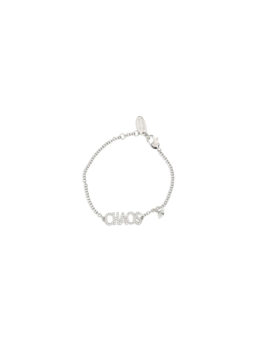 Vivienne Westwood Chaos Bracelet - Platinum / White Cz