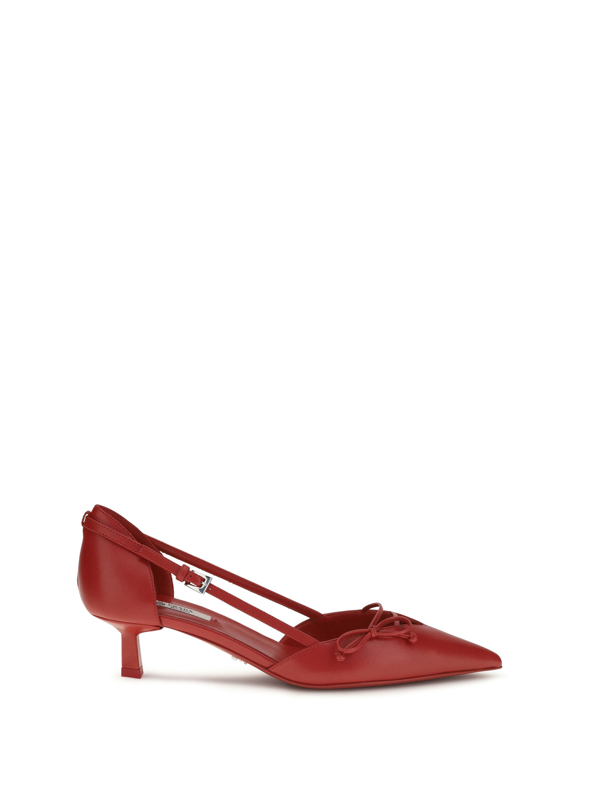 Prada Side-cut leather Pumps - Red