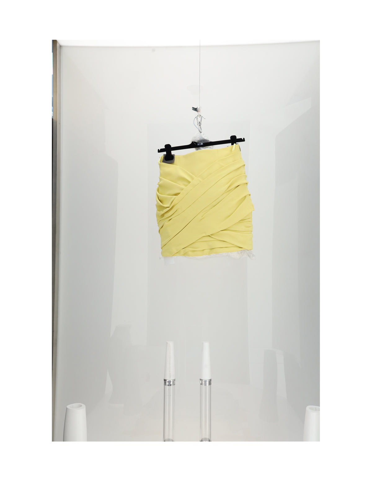 Celine DRAPED MINI SKIRT - Pissenlit