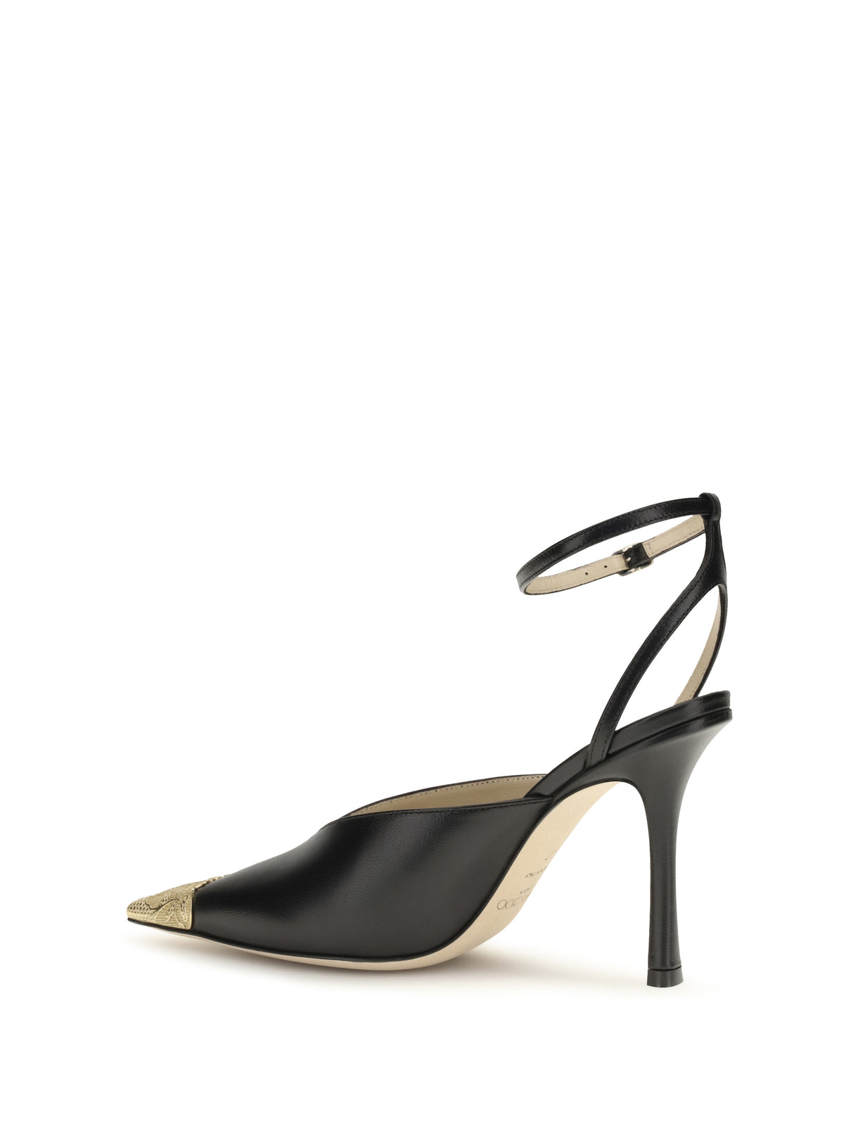 Jimmy Choo Faiz Pumps - Black/Vintage Gold