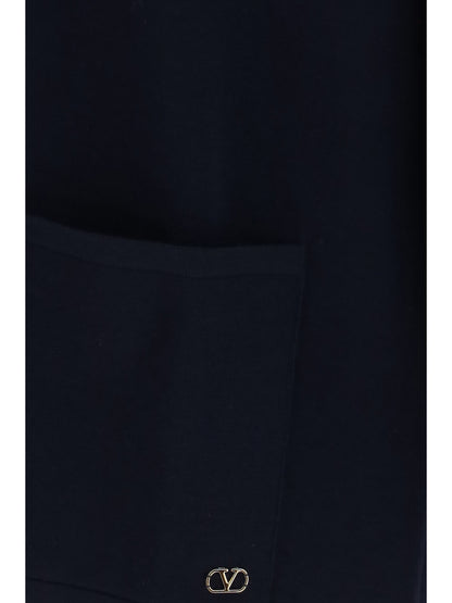 VALENTINO Wool Cardigan with VLogo