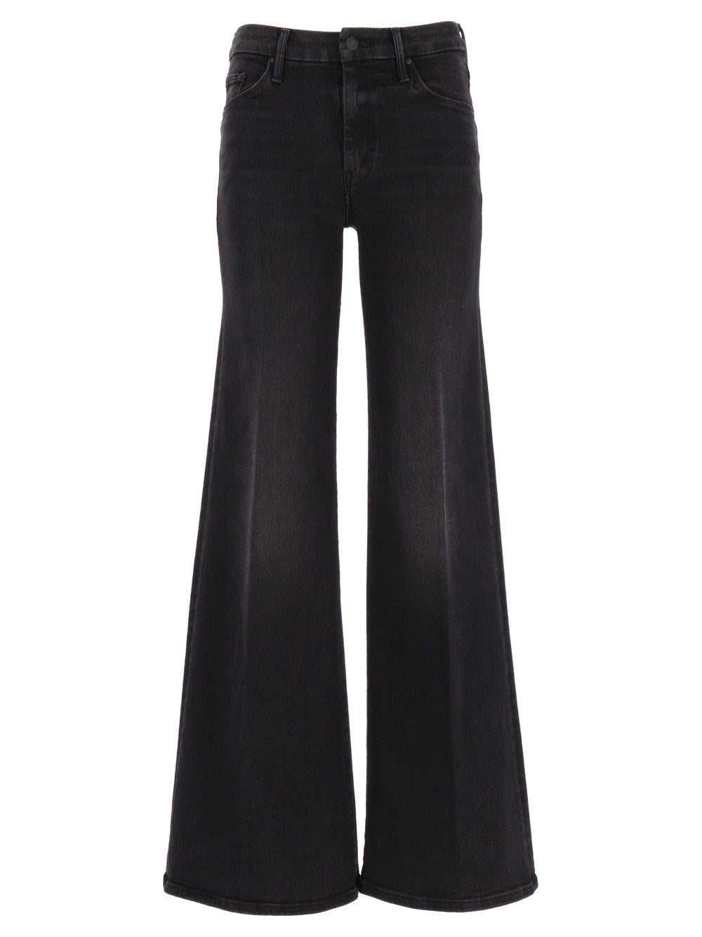 Mother Jeans The Roller Sneak - Black