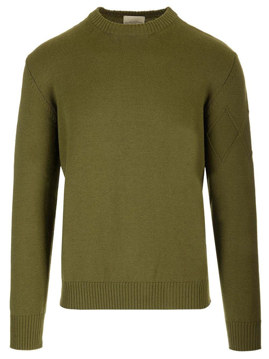 Ballantyne Cotton And Cashmere Sweater - Green