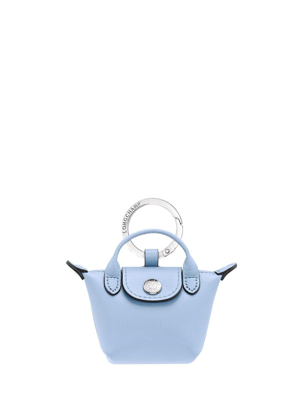 Longchamp Paris "Le Pliage Xtra" Keychain - Sky Blue