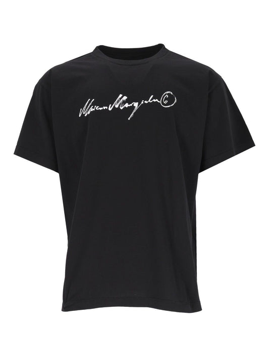 Mm6 Maison Margiela Overdyed Jersey T-Shirt - Black