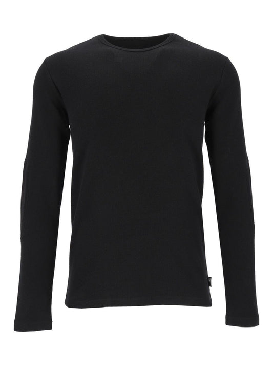 Mm6 Maison Margiela Long Sleeve Sweater - Black