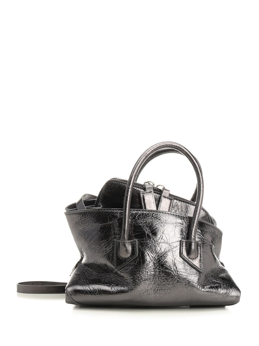 The Attico 'La Passeggiata Mini' Top Handle - Grey