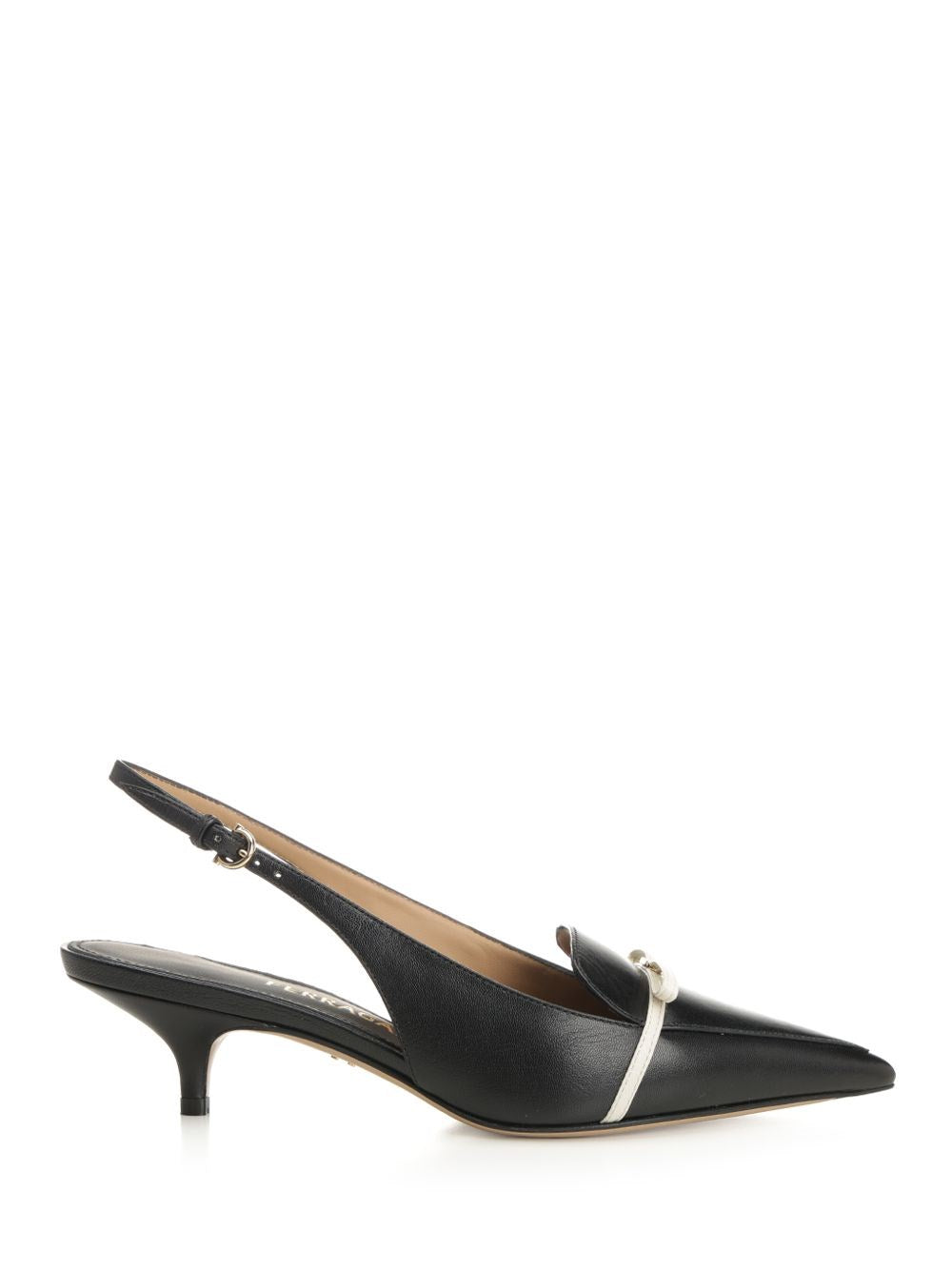 Ferragamo "Giusina" Slingback - Black