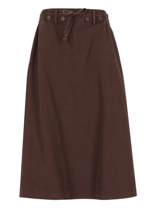 Golden Goose Midi Skirt - Brown
