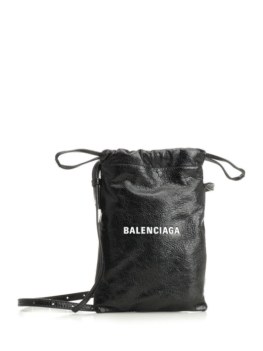 Balenciaga Cell Phone Bag - Black