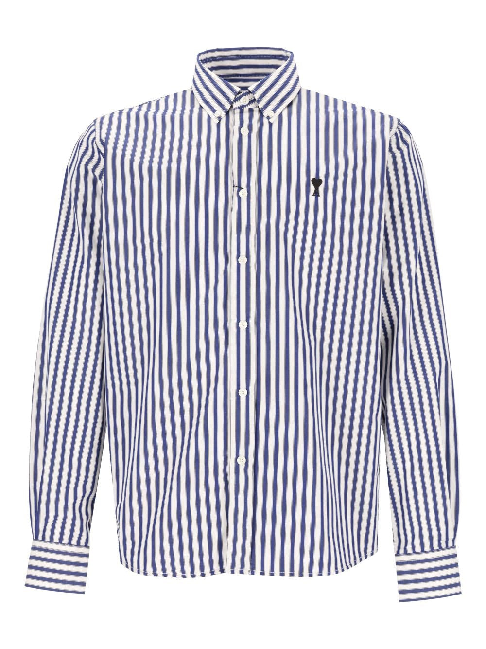 Ami Striped Shirt - Sky Blue