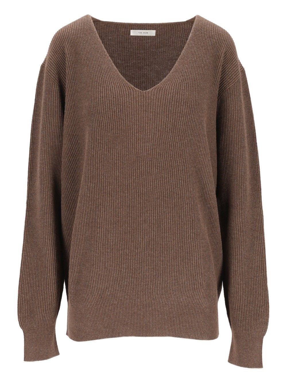 The Row "Phef" Ribbed Sweater - Beige