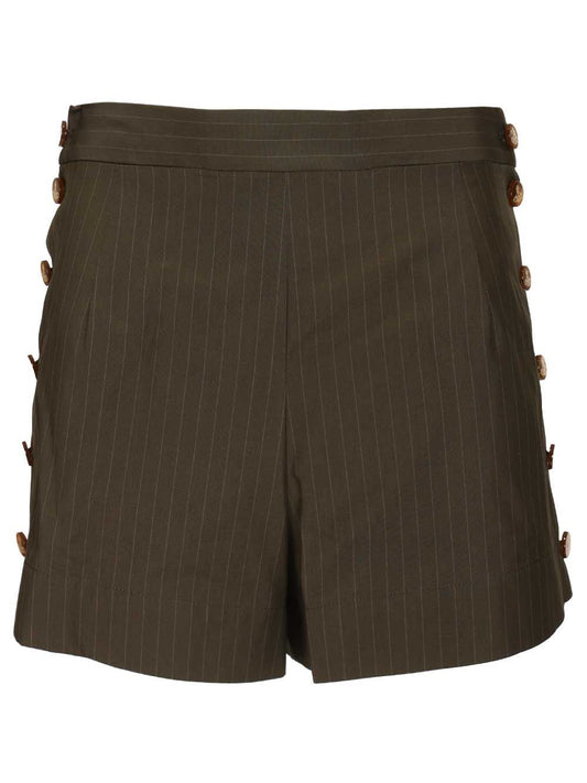 Vivienne Westwood Elle Button Shorts - Green