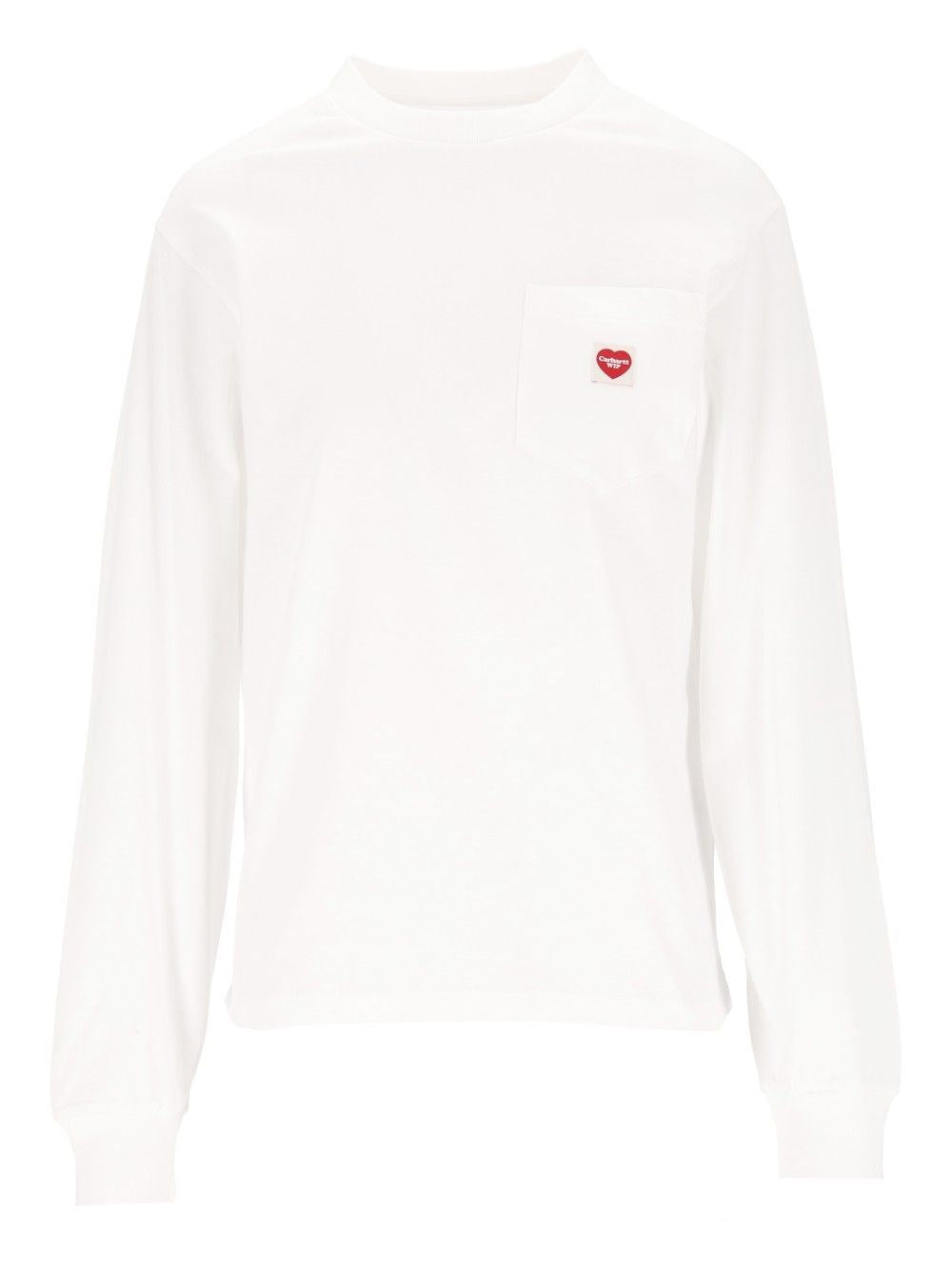 Carhartt Wip Long Sleeve T-Shirt - White