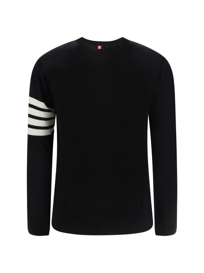 Thom Browne Virgin wool Cardigan - Black