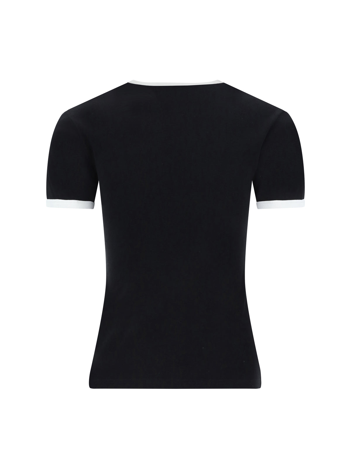Courrèges Logo T-shirt - Black/Heritage White