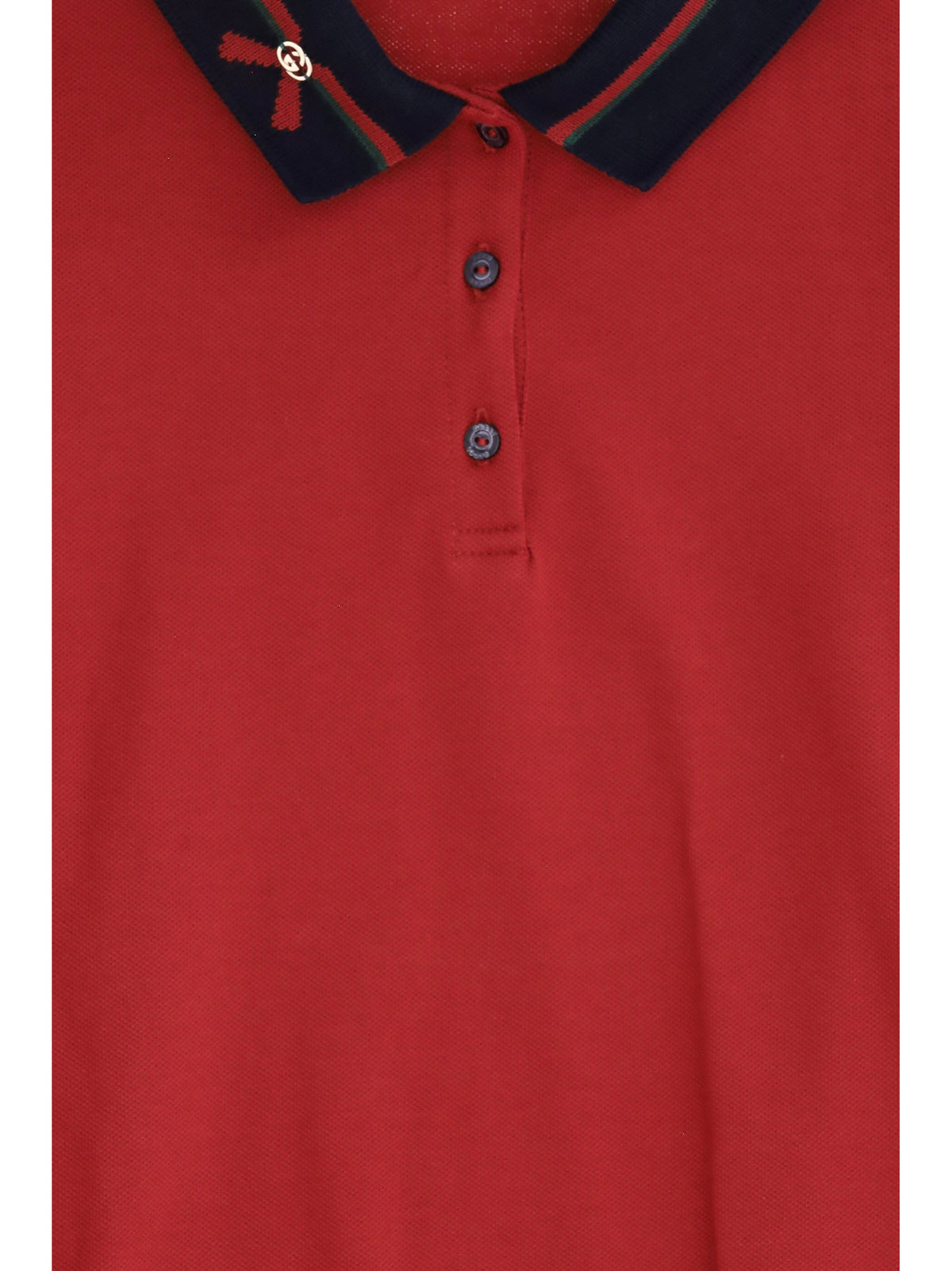 Gucci Cotton Polo Dress - Cherry Red/Mix