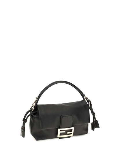 Fendi Small Baguette soft nappa leather Handbag - Black