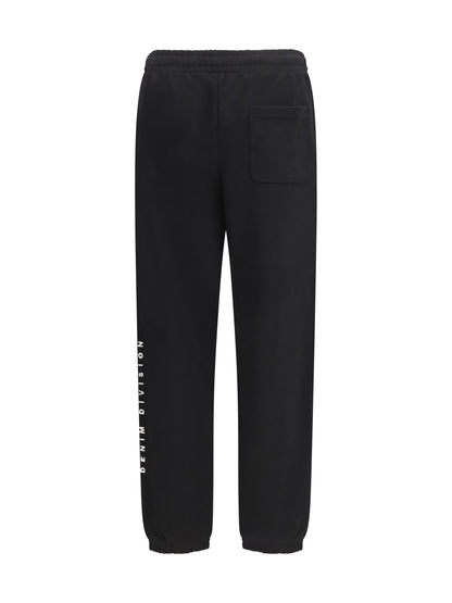 DIESEL Cotton Sweatpants with logo patch