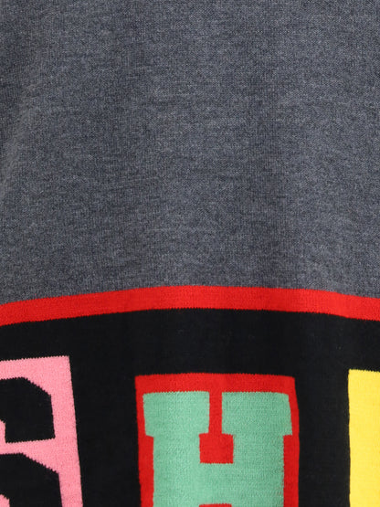 COMME DES GARÇONS SHIRT Crewneck Sweater with colorful lettering