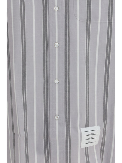 THOM BROWNE Madras striped armband Shirt