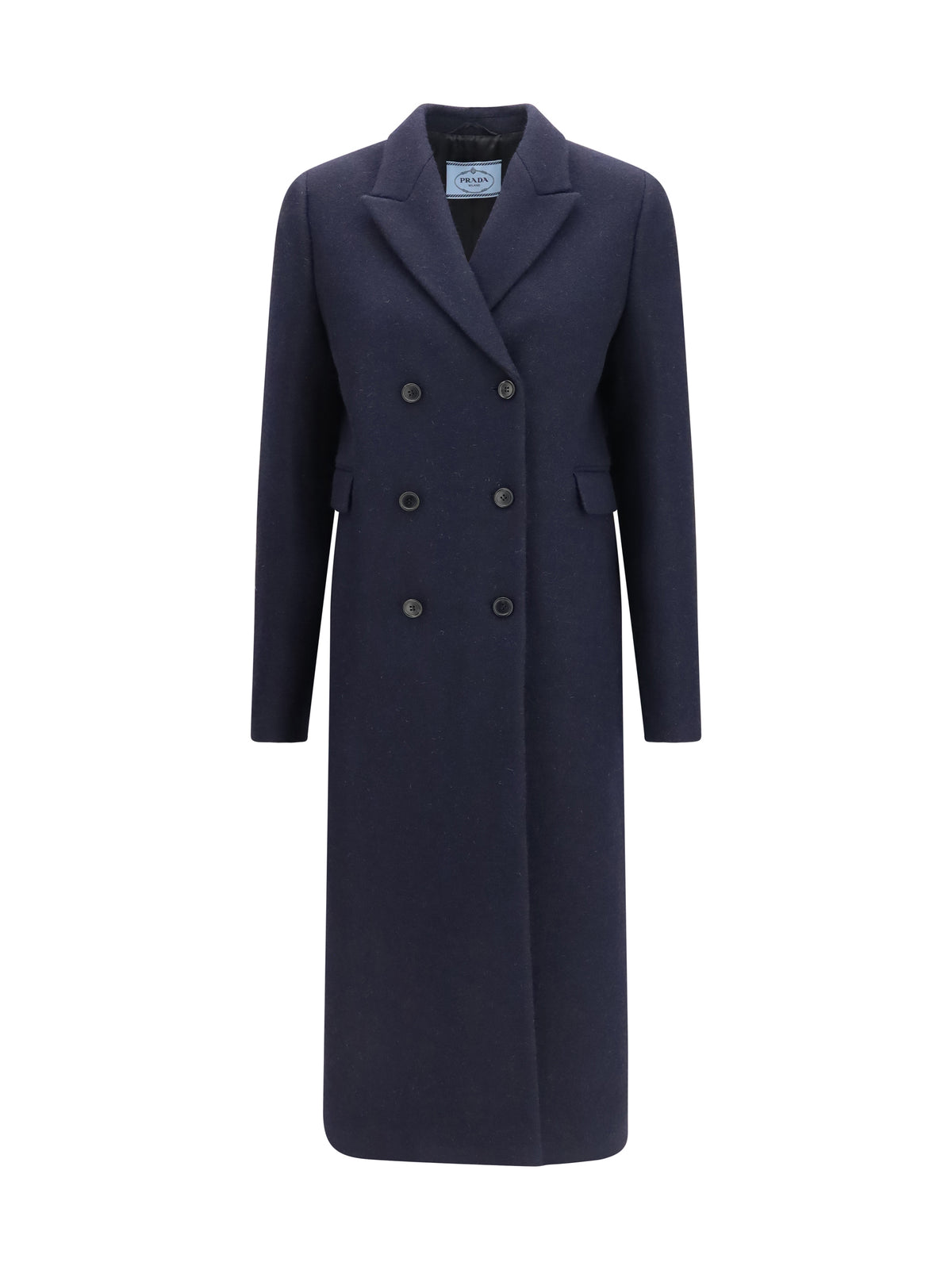Prada Shetland wool double breasted Coat - Bleu