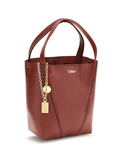 Chloé Spin Shoulder Bag - Divine Red