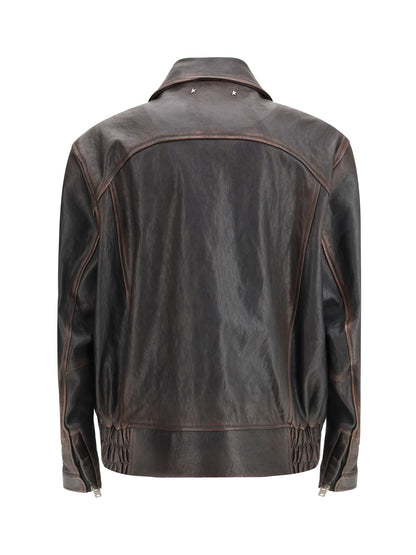 GOLDEN GOOSE Nappa leather Bomber Jacket