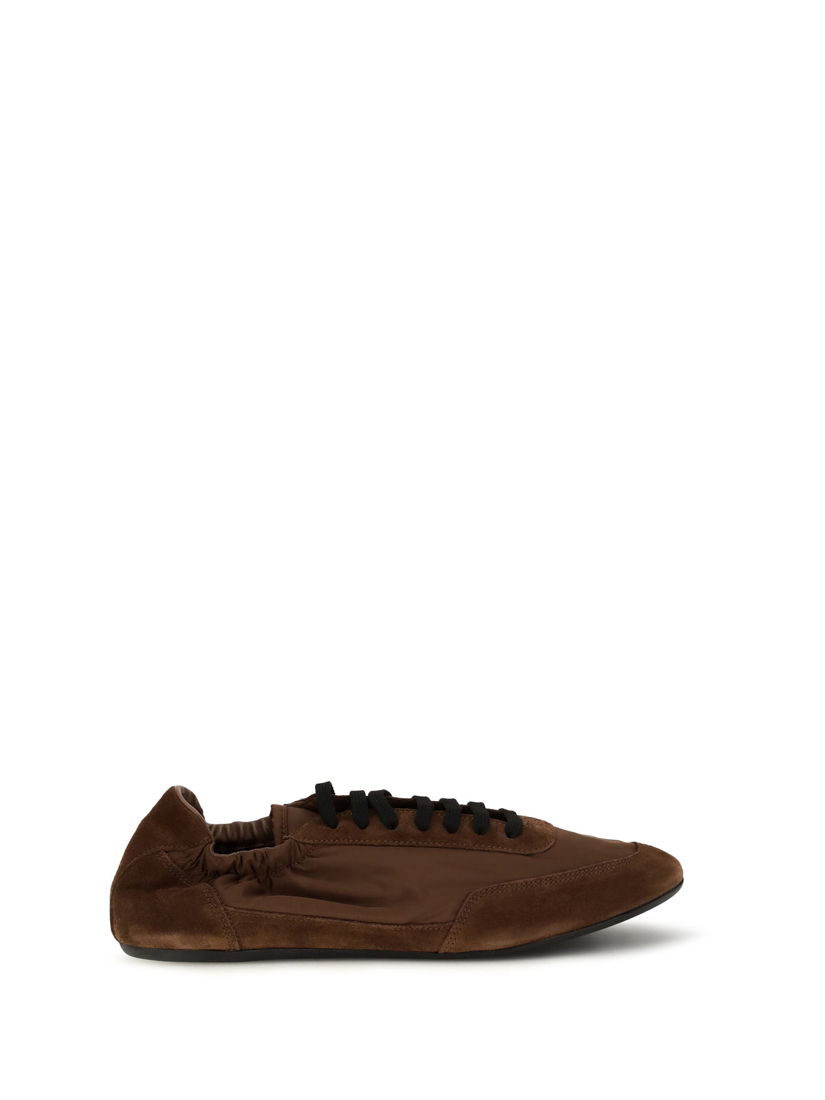 Prada Collapse Sneakers in Re-Nylon and suede - Palissandro