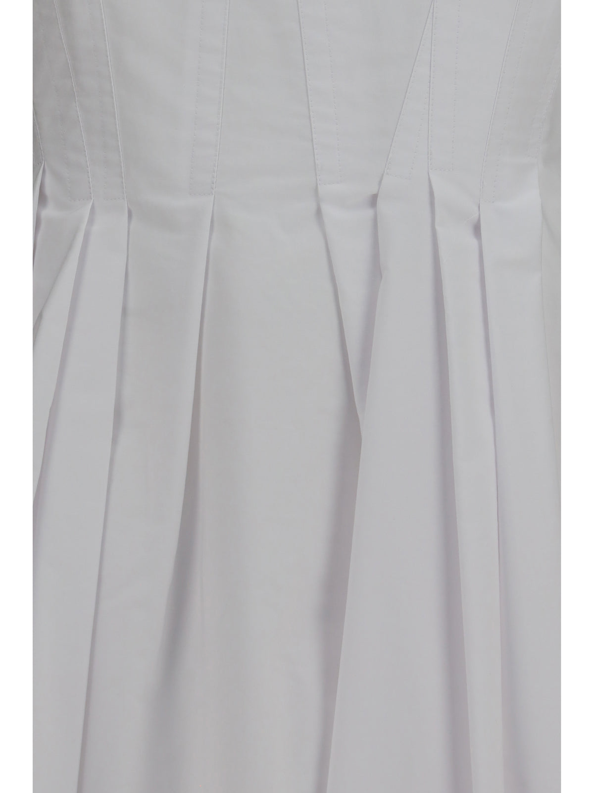 Max Mara Sportmax Sleeveless short Dress - White Ottico