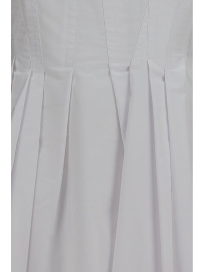 Max Mara Sportmax Sleeveless short Dress - White Ottico