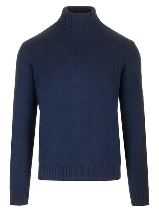 Ballantyne Merino Wool Turtleneck - Blue