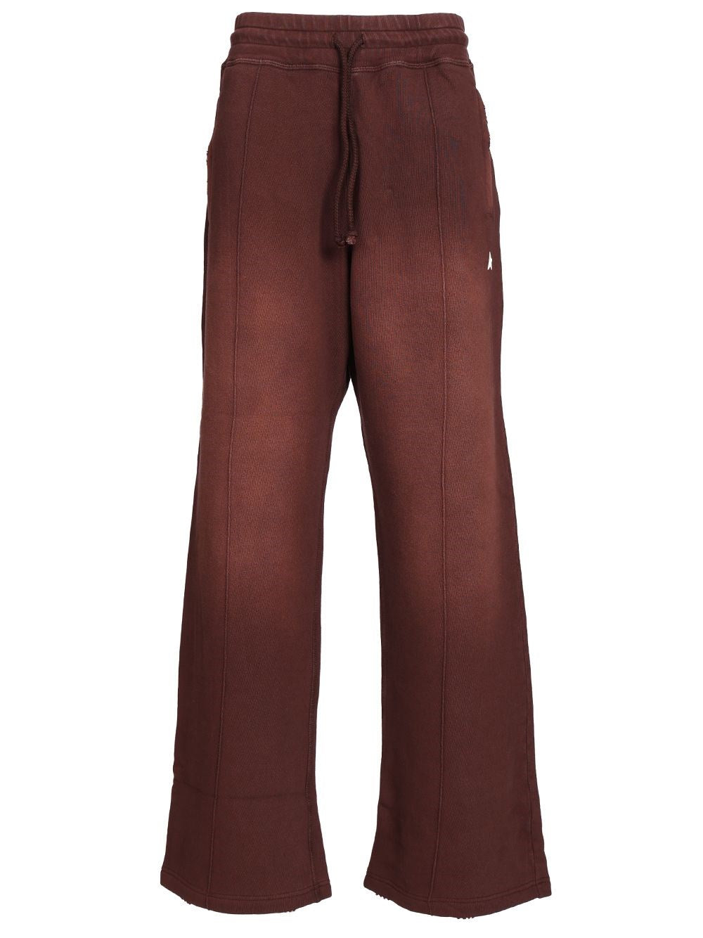 Golden Goose Wide Leg Joggers - Bordeaux