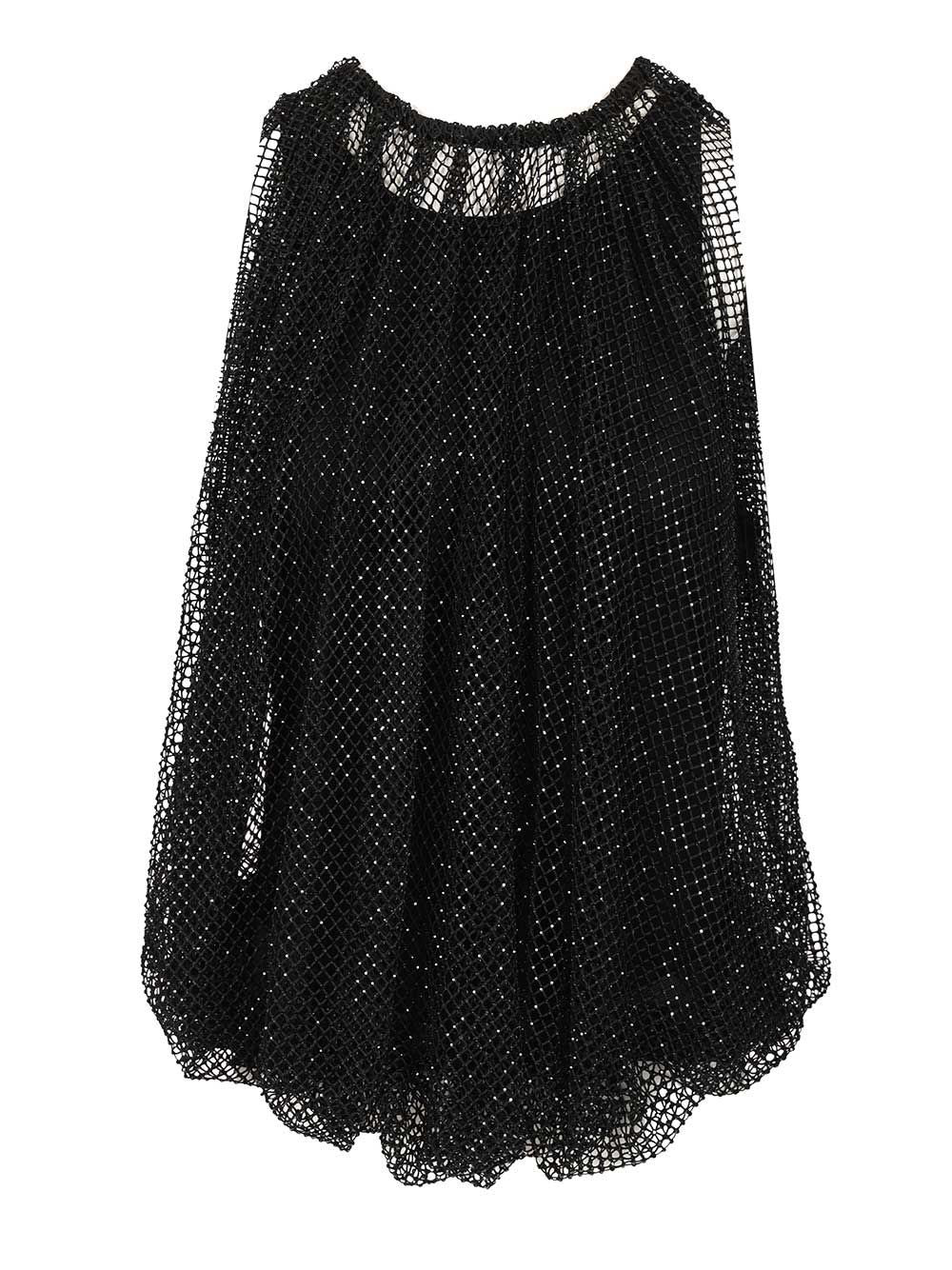 Sportmax Mesh Top With Crystals - Black