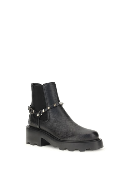 VALENTINO GARAVANI Leather Ankle Boots