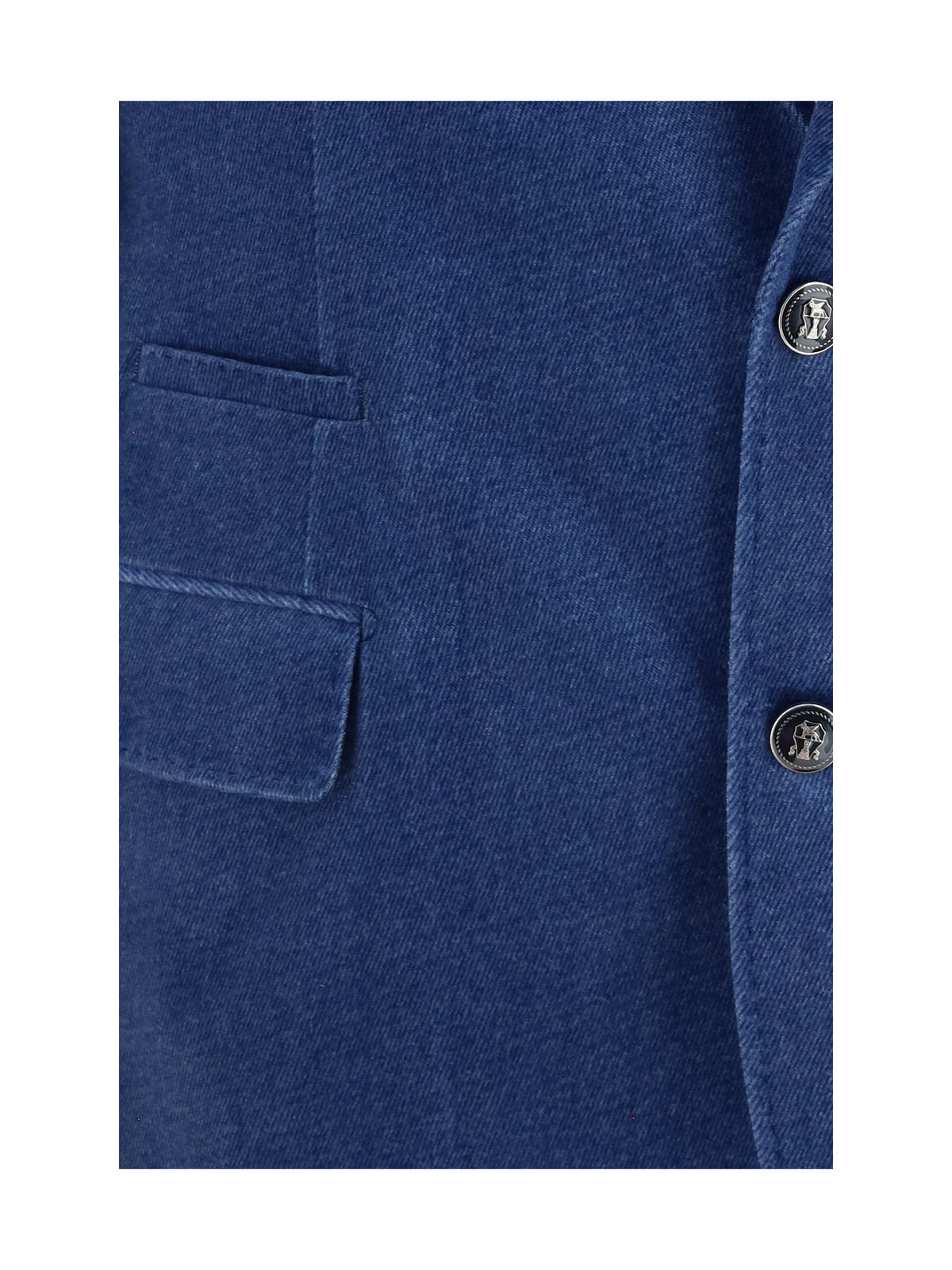 Brunello Cucinelli Denim-effect tailored Blazer