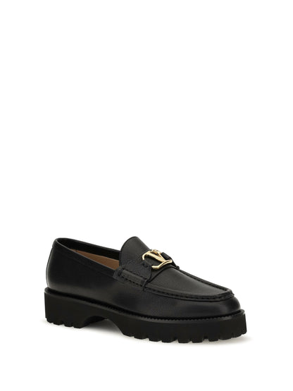 Valentino Garavani VLogo Signature leather Loafers - Black