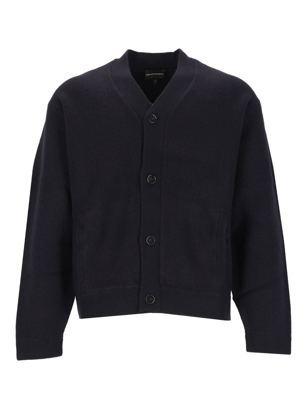 Emporio Armani Cardigan With Buttons - Blue