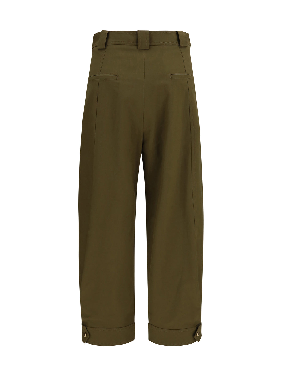 Max Mara Adorni cropped Pants - Khaki Dark
