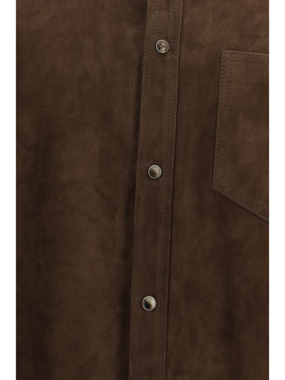 BRUNELLO CUCINELLI Suede Shirt