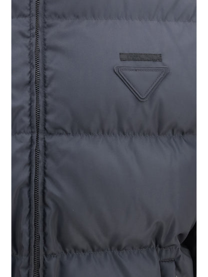Prada High-neck padded Jacket - Smoke